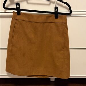 NWT Jcrew faux suede A-Line Mini Skirt